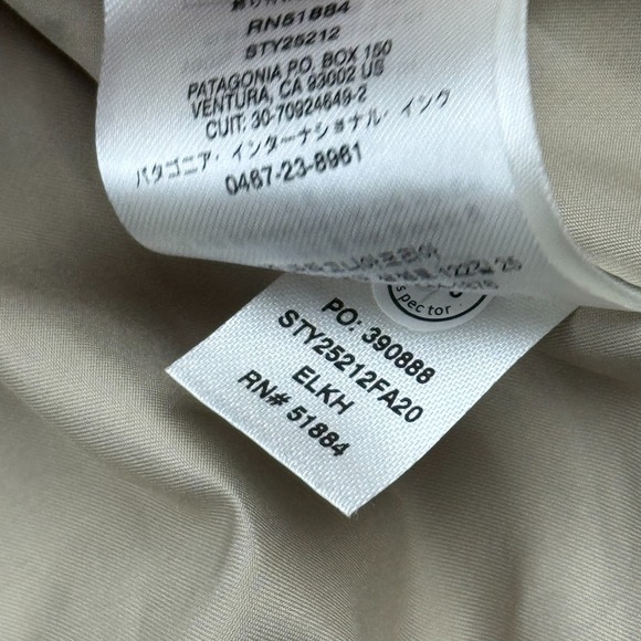 Patagonia Jacket Womens Small Brown Los‎ Gatos Soft Fleece Full Zip Coat 25212 - Picture 5 of 13